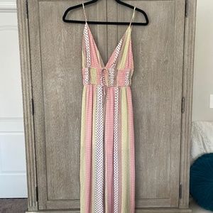 Cropped Pattern Jumpsuit/Romper